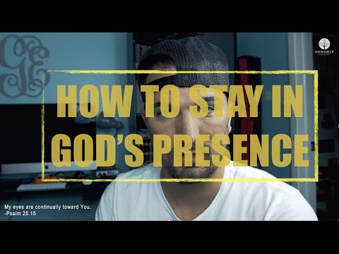 COMO EN CASA EN LA PRESENCIA DE DIOS