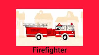 Firefighter (#FF1838 Background)