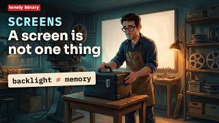 Details A screen is not one thing: backlight, panel, controller and display memory Update