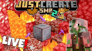 🔴NETHERITE BEACON! Minecraft Create Mod Survival! Just Create SMP #33