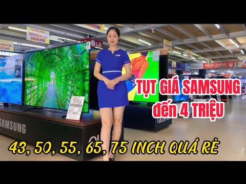 TỤT GIÁ TIVI SAMSUNG 43, 50, 55, 65, 75 INCH - GIẢM gần 4 TRIỆU - MUA BU8000 hay Q60B | Tuấn Long