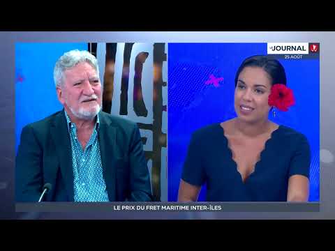 Prix du fret maritime, urbanisation de la Polynésie : Jean-Christophe Bouissou, invité du journal