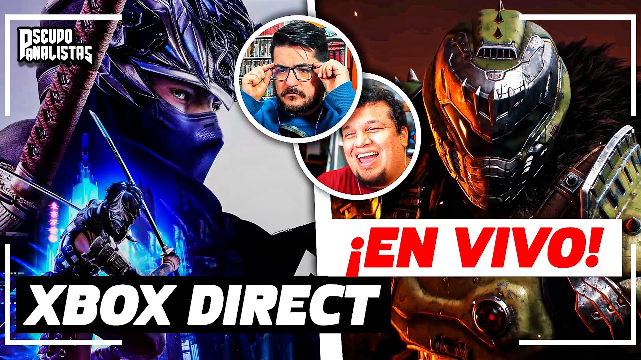 EN VIVO: REACCIÓN XBOX DIRECT 2025 NINJA GAIDEN, DOOM DARK AGES Y MAS | #Pseudoanalistas S09E33