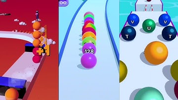 🔴(25) STACK RIDER // BALL RUN 2048 // A-Z RUN GAMES ANDROID IOS