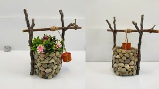 Diy - Miniature Decorative Water Well Idea - How to make water well