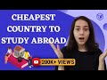 Most Affordable Countries to Study Abroad | Budget Friendly | Free Education