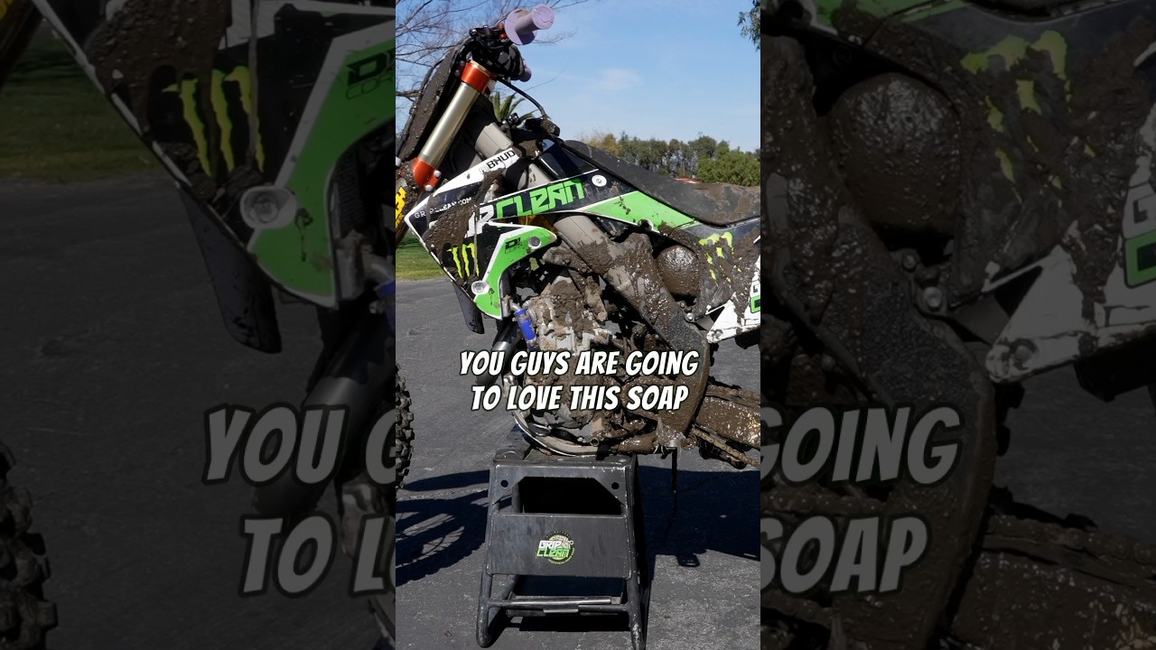 This powersports wash cleans beyond your expectations. Wait for the before and after! 🤯 