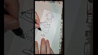 How to Draw Sideshow Mel from the Simpsons #simpsons #drawing #art #coloredpencils #sideshowmel