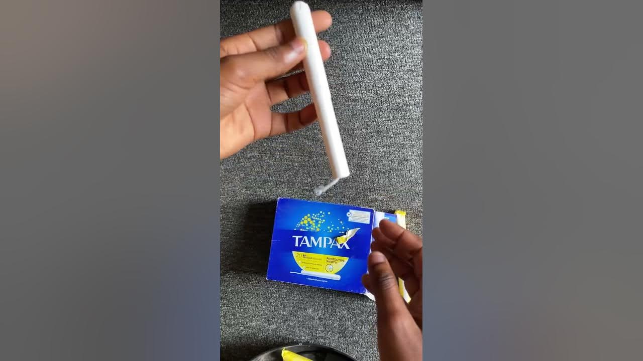 How to properly insert a tampon Tampax tampon YouTube