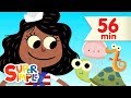 A Sailor Went To Sea | + More Kids Songs | Super Simple Songs