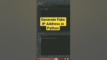 Generate Fake IP Address in Python