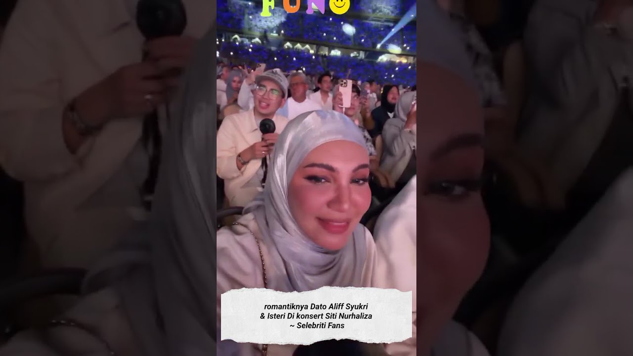 Dato Aliff Syukri & Isteri Ke Konsert Dato Siti Nurhaliza 