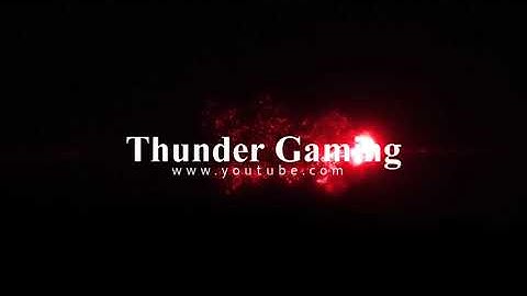 Thunder ⚡ Gaming Intro | Intro | Thunder Gaming |