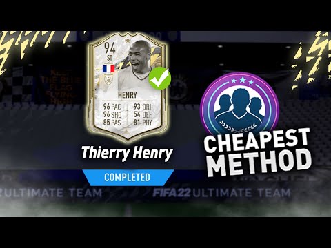 ICON MOMENTS THIERRY HENRY SBC!????(Cheapest Method) - FIFA22 ULTIMATE TEAM