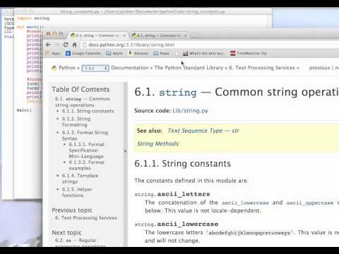 PY 4U 13: Strings and Python Versions