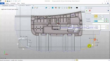 ZW3D 2013 - 1 Mold Parting design