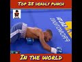 Top 25 deadly punch in the world