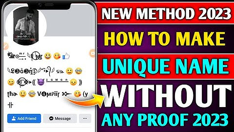 How to Make emoji 😈 Name Account on Facebook 2023 | Create New Unique + emoji Name Facebook Account