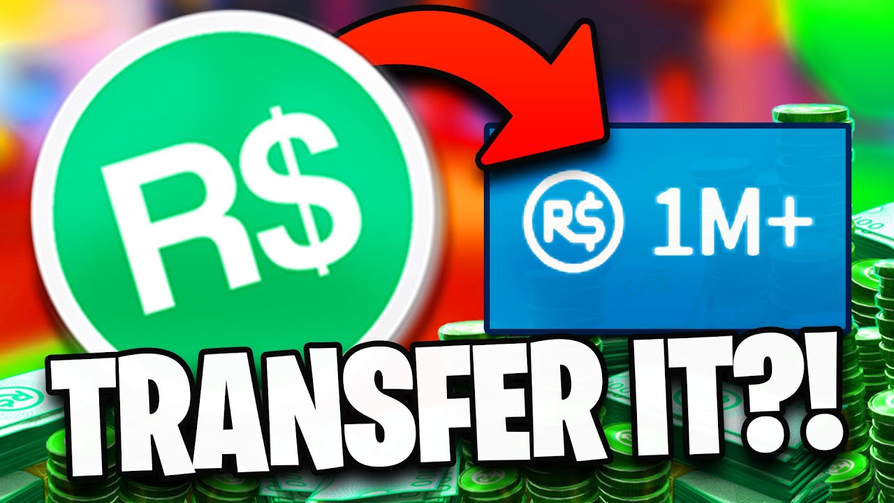 Super Easy Ways To Transfer Robux In Roblox Youtube - roblox how to transfer robux from one accnt to another