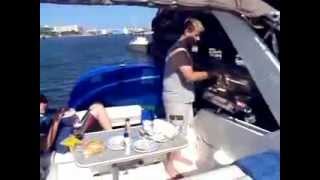 Cooking on the boat