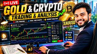 🔴LIVE GOLD TRADING /XAUUSD LIVE /BTCUSDLIVE #crypto #goldtrading #livetrading @Ashutosh_kumar_live