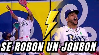 Jose Siri Sorprende Al Mundo Robandose Jonron En La Novena Entrada En MLB