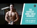 Maintain Your Chest Gains At HOME | 9 Minute Advanced Home Push Workout (Weight Vest Optional)