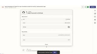 How to connect Github to Slack using a Zapier Integration