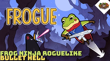Frog Ninja Roguelike Bullet Hell | Frogue
