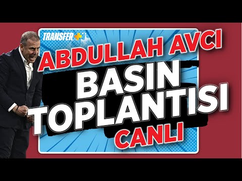 ABDULLAH AVCI BASIN TOPLANTISI / CANLI YAYIN / TRABZONSPOR