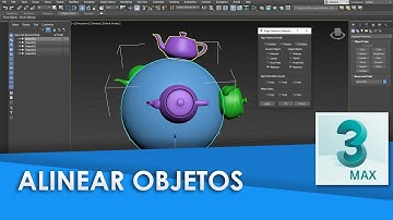 3ds max - Alinear Objetos