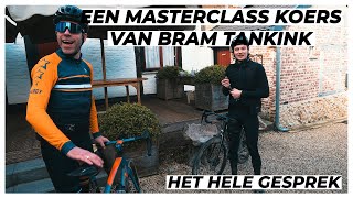 Hoe moet je in het peloton fietsen? - Een gesprek over koers met Bram Tankink.