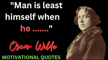 20 Motivational quotes from Oscar Wilde, Irish Author that are worth I Best Motivational video (#1)