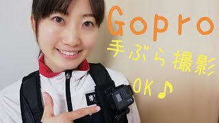 Gopro撮影におすすめ！バックパックマウント