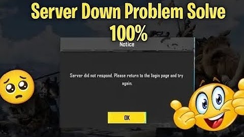 3.5 update PUBG server did not respond please return to the login page and try again Pubg problem