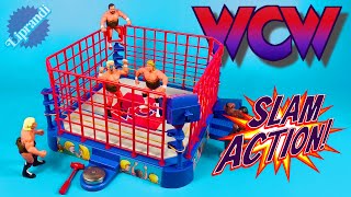 Wcw Slam Action Wrestling Arena galoob 1991 The Most Spectacular Of The 90s  Back Then Review