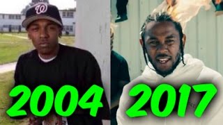 The Evolution of Kendrick Lamar (2004-2017)