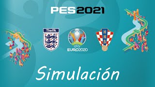 Eurocopa 2020 | Simulación Inglaterra-Croacia | PES 2021 PPSSPP