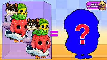 Merge Fellas Baby Brainrot 2 Gameplay Walkthrough Reaching Max Level ×2 Brainrot All Bosses