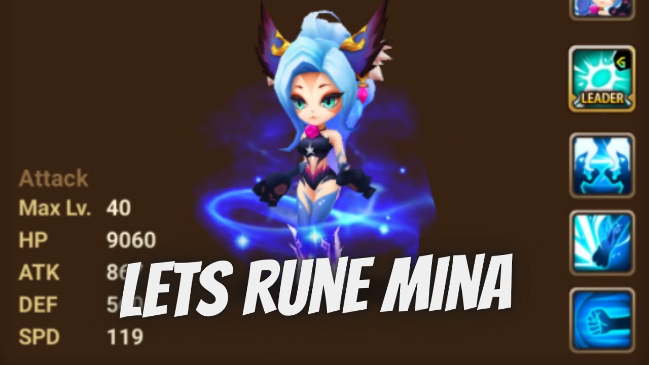 Let's Rune Mina! - Summoners War