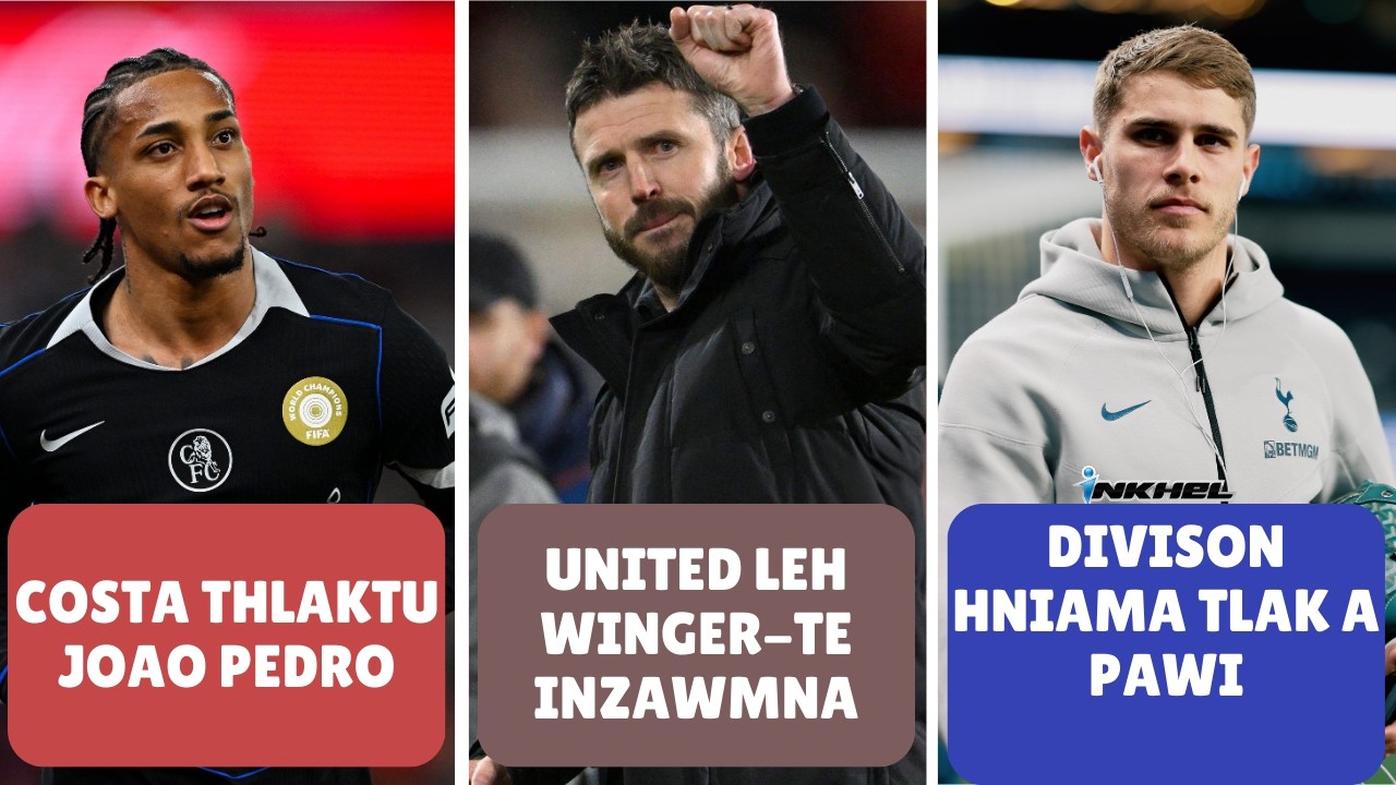 Costa thlaktu Joao Pedro, United leh winger-te inzawmna, Divison hniama tlak a pawi