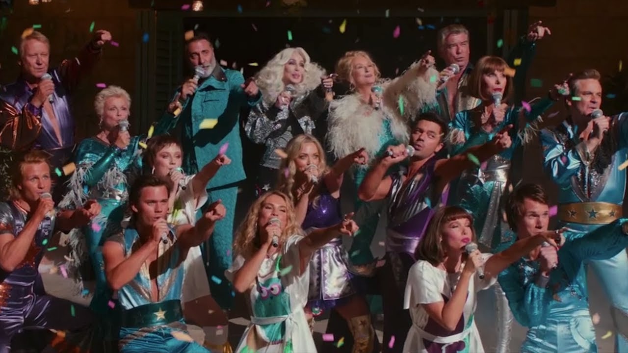 'Mamma Mia! Here We Go Again' Cast on Film's Amazing Dance Finale - YouTube