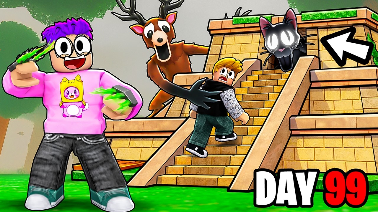 We Survived The JUNGLE BIOME In 99 NIGHTS in the FOREST...!?