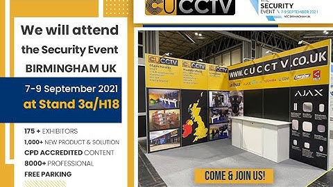 TSE2021 Security Event NEC BIRMINGHAM UK | 7-9 September 2021