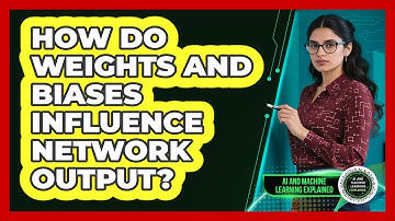 How Do Weights And Biases Influence Network Output?