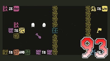 Trio Levels - 93 Excavation 3 - Hint & Solution (Baba Is You Custom Levelpack)