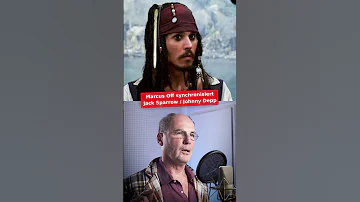 Marcus Off Synchronisiert Jack Sparrow Johnny Depp In Fluch Der Karibik 