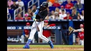 2024 Miami Marlins Opening Day Lineup V2