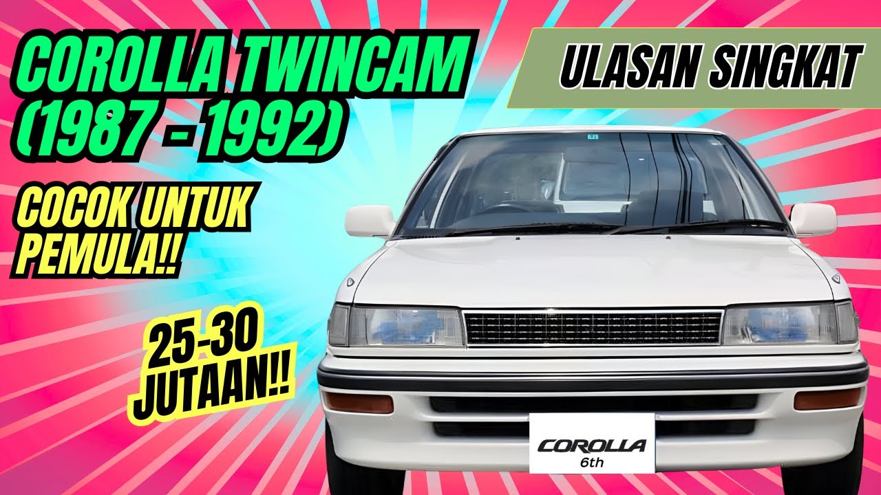 Ulasan Singkat Corolla Twincam AE92 (1987 - 1992)
