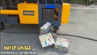 Máy Ép Lon Bia Nhôm Thành Khối, Tự Động Cao 0908790686